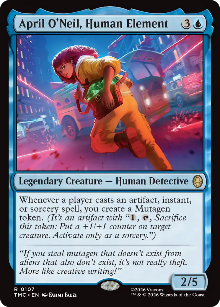 April O'Neil, Human Element - Magic: The Gathering - MoxLand