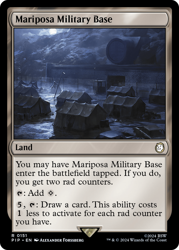 Mariposa Military Base - Magic: The Gathering - MoxLand