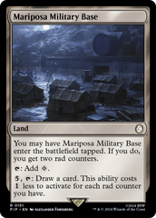 Mariposa Military Base - Magic: The Gathering - MoxLand