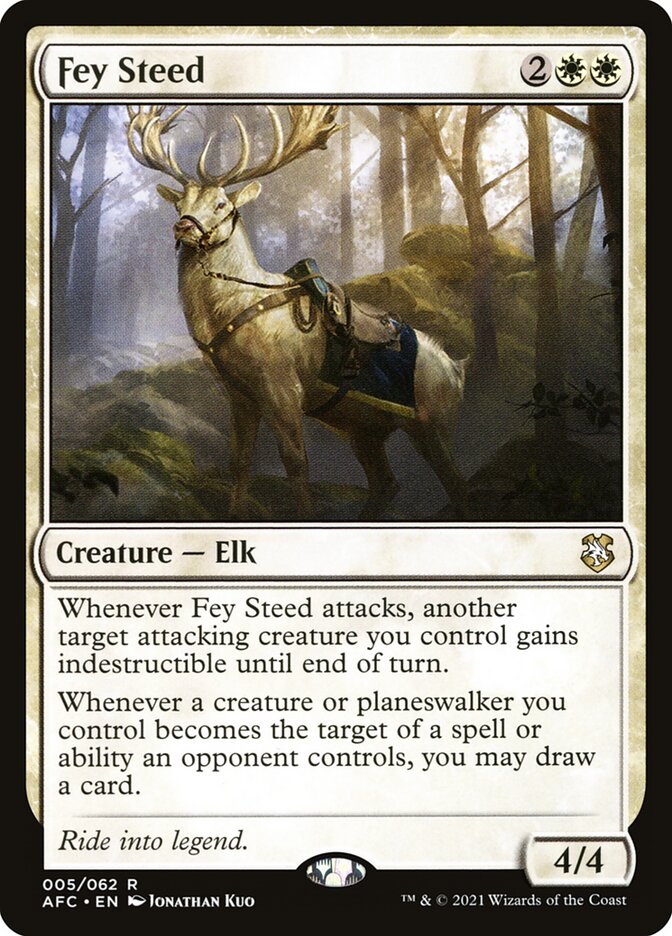 Corcel Feérico / Fey Steed - Magic: The Gathering - MoxLand