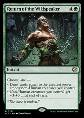 Retorno do Falabravo / Return of the Wildspeaker - Magic: The Gathering - MoxLand