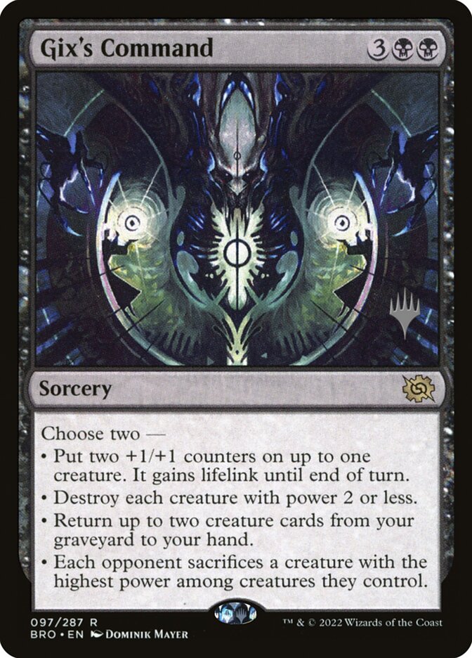 Comando de Gix / Gix's Command - Magic: The Gathering - MoxLand
