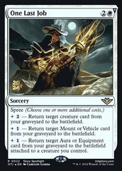 Um Último Trabalho / One Last Job - Magic: The Gathering - MoxLand