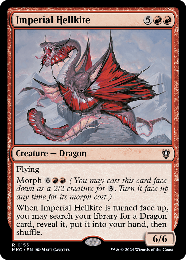 Dragão Avérneo Imperial / Imperial Hellkite - Magic: The Gathering - MoxLand