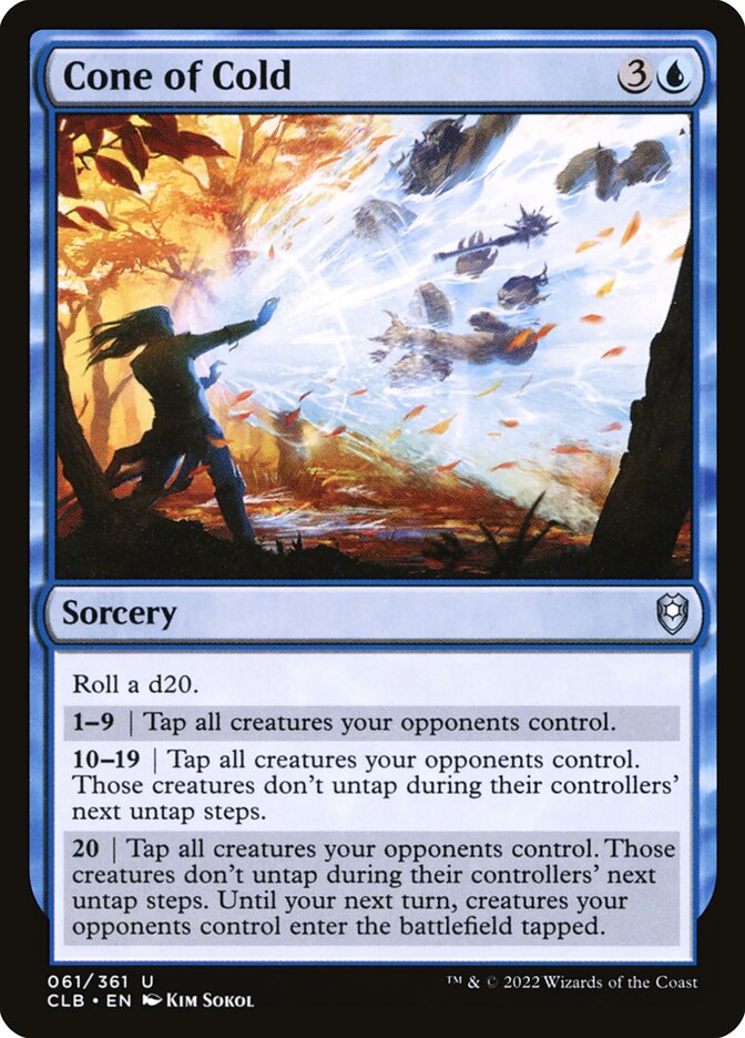 Cone de Frio / Cone of Cold - Magic: The Gathering - MoxLand