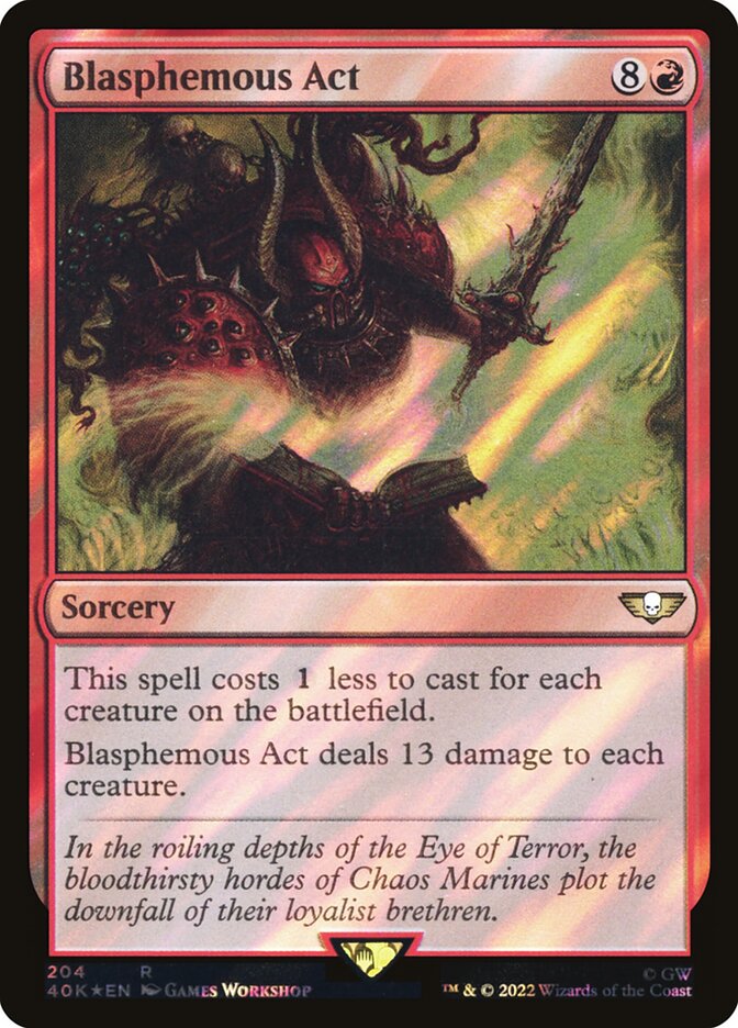 Ato Blasfemo / Blasphemous Act - Magic: The Gathering - MoxLand