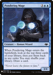 Mago Ponderado / Pondering Mage - Magic: The Gathering - MoxLand
