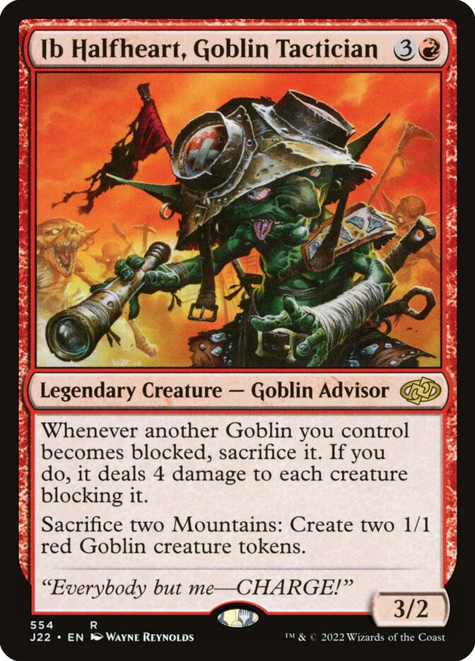 Ib Halfheart, Estrategista Goblin / Ib Halfheart, Goblin Tactician - Magic: The Gathering - MoxLand