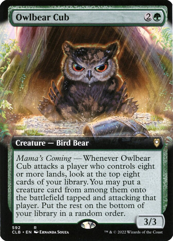 Filhote de Urso-coruja / Owlbear Cub - Magic: The Gathering - MoxLand
