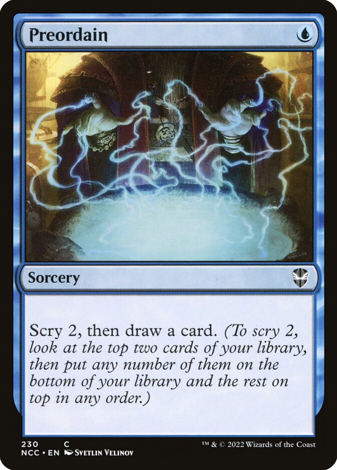 Preordenar / Preordain - Magic: The Gathering - MoxLand