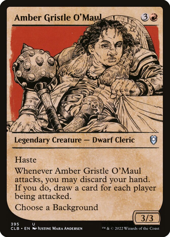 Amber Gristle O'Maul / Amber Gristle O'Maul - Magic: The Gathering - MoxLand