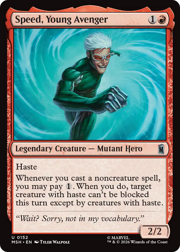 Speed, Young Avenger - Magic: The Gathering - MoxLand