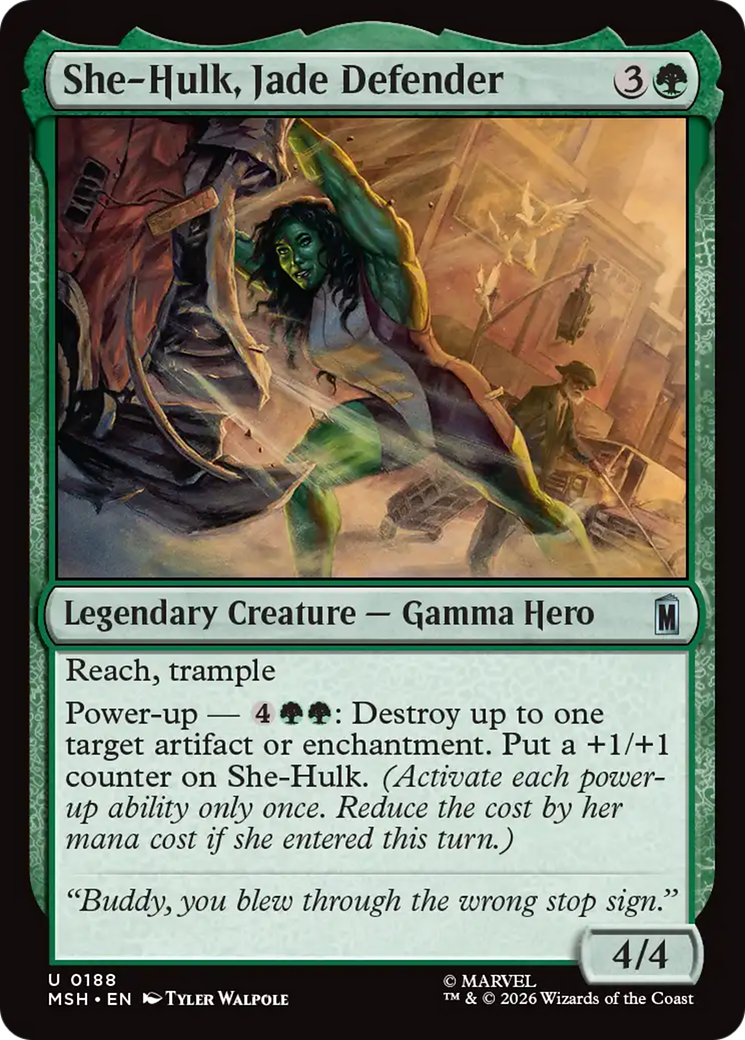 She-Hulk, Jade Defender - Magic: The Gathering - MoxLand