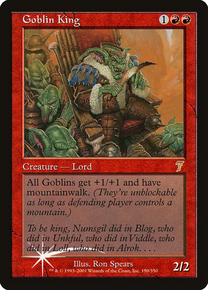 Rei dos Goblins / Goblin King - Magic: The Gathering - MoxLand