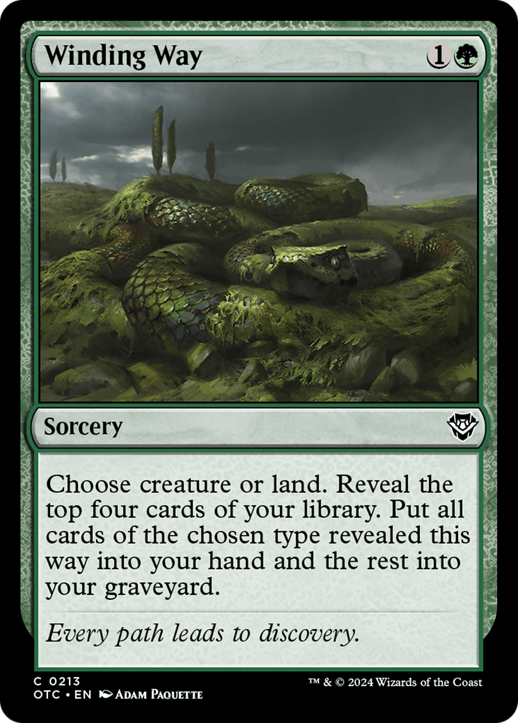 Caminho Tortuoso / Winding Way - Magic: The Gathering - MoxLand