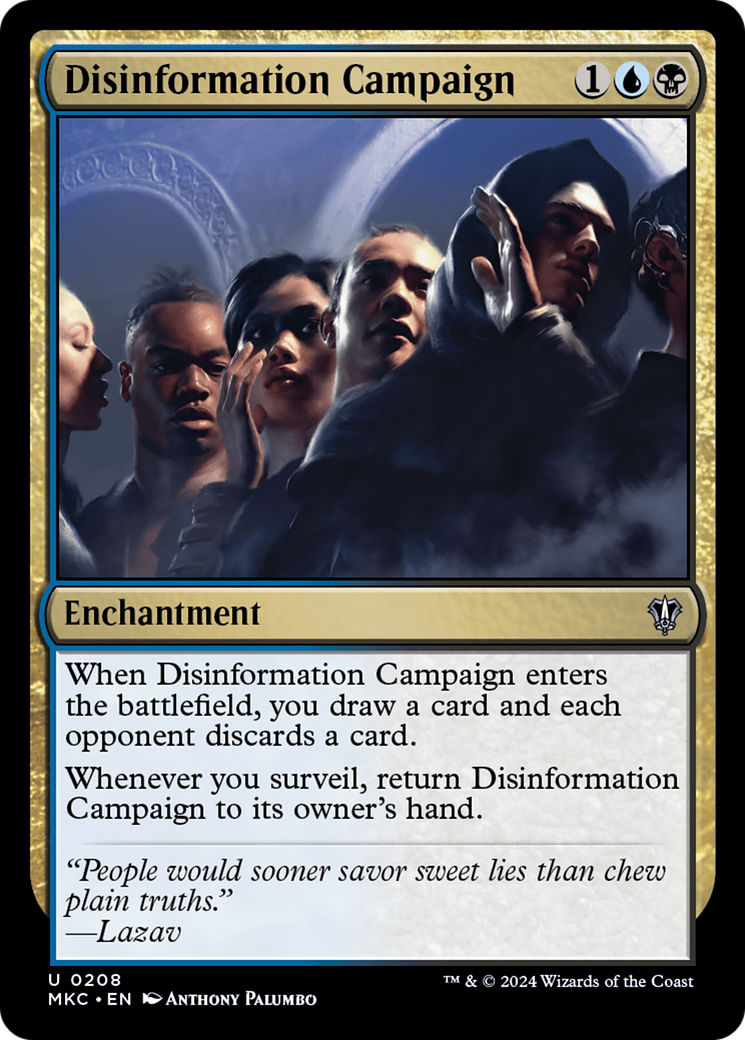 Campanha de Desinformação / Disinformation Campaign - Magic: The Gathering - MoxLand