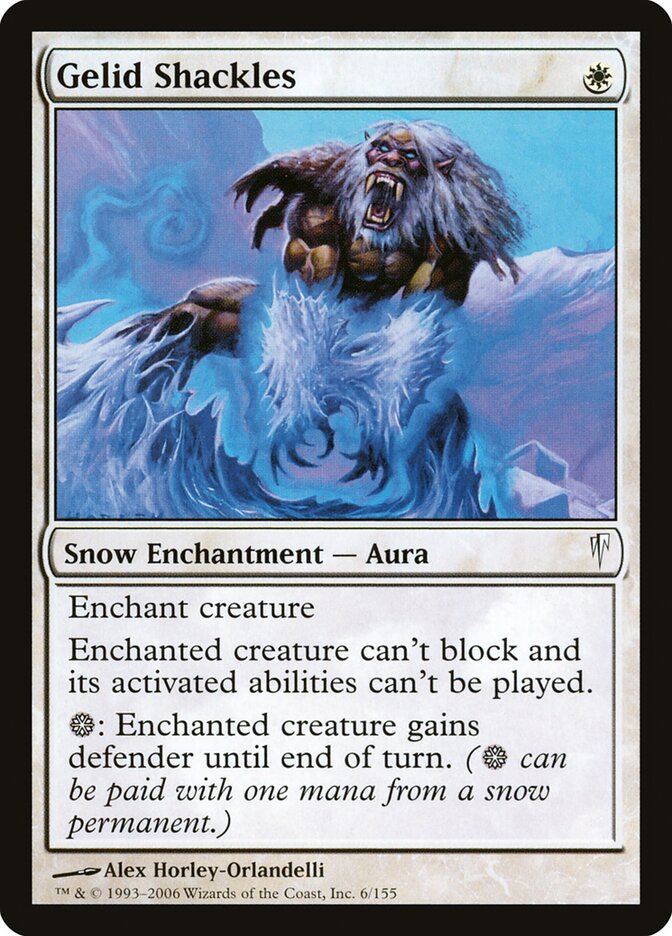 Algemas Gélidas / Gelid Shackles - Magic: The Gathering - MoxLand