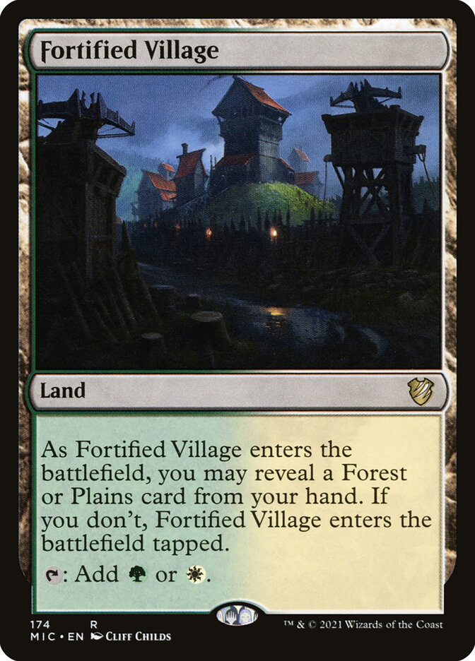Aldeia Fortificada / Fortified Village - Magic: The Gathering - MoxLand