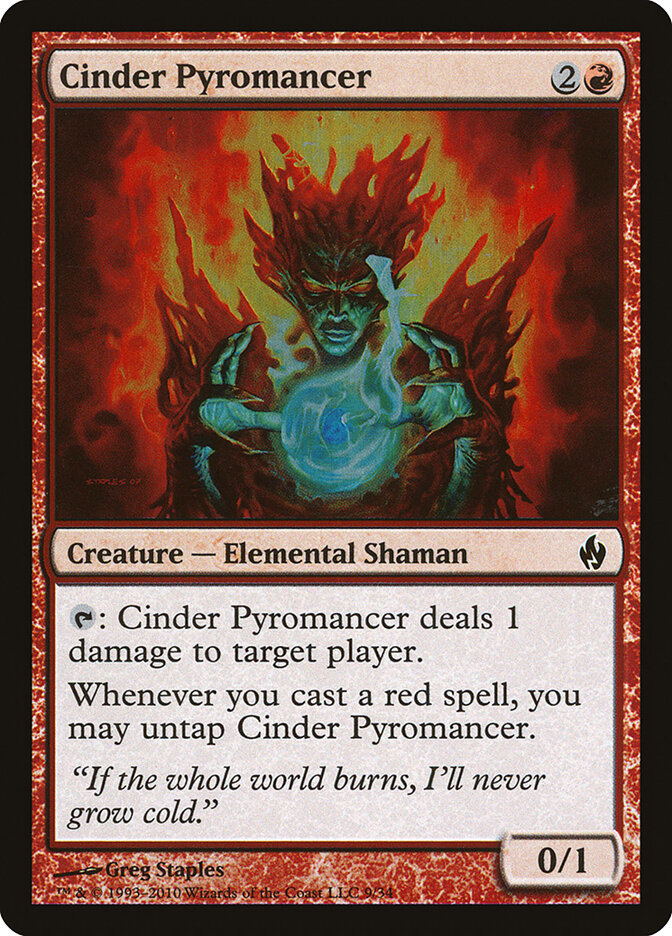 Piromante Cinzeríneo / Cinder Pyromancer - Magic: The Gathering - MoxLand