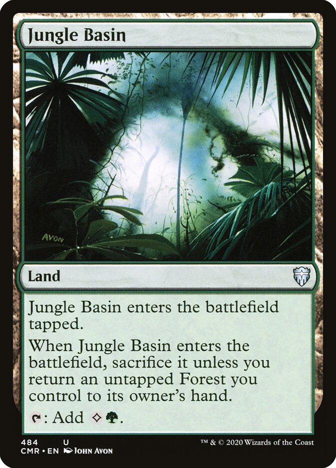 Bacia Selvática / Jungle Basin - Magic: The Gathering - MoxLand