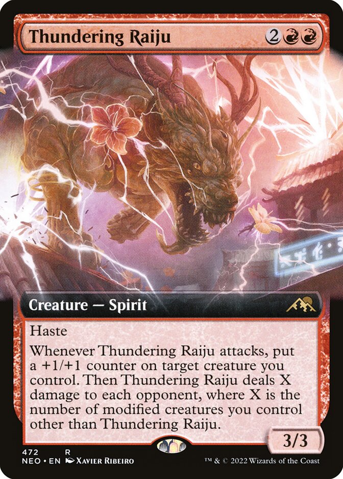 Raiju Trovejante / Thundering Raiju - Magic: The Gathering - MoxLand