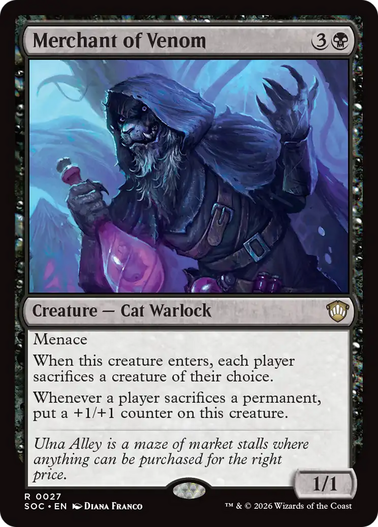 Merchant of Venom - Magic: The Gathering - MoxLand