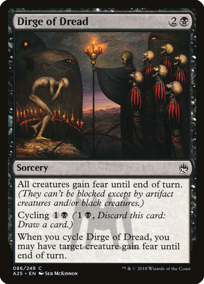 Nênia do Horror / Dirge of Dread - Magic: The Gathering - MoxLand