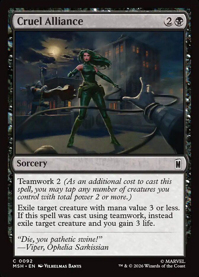 Cruel Alliance - Magic: The Gathering - MoxLand