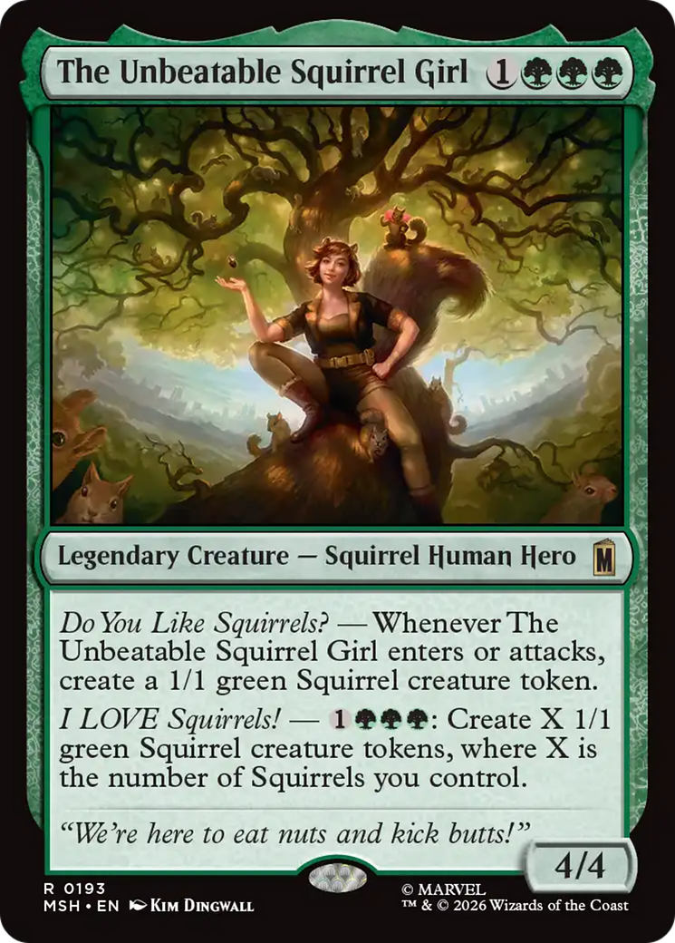 The Unbeatable Squirrel Girl - Magic: The Gathering - MoxLand