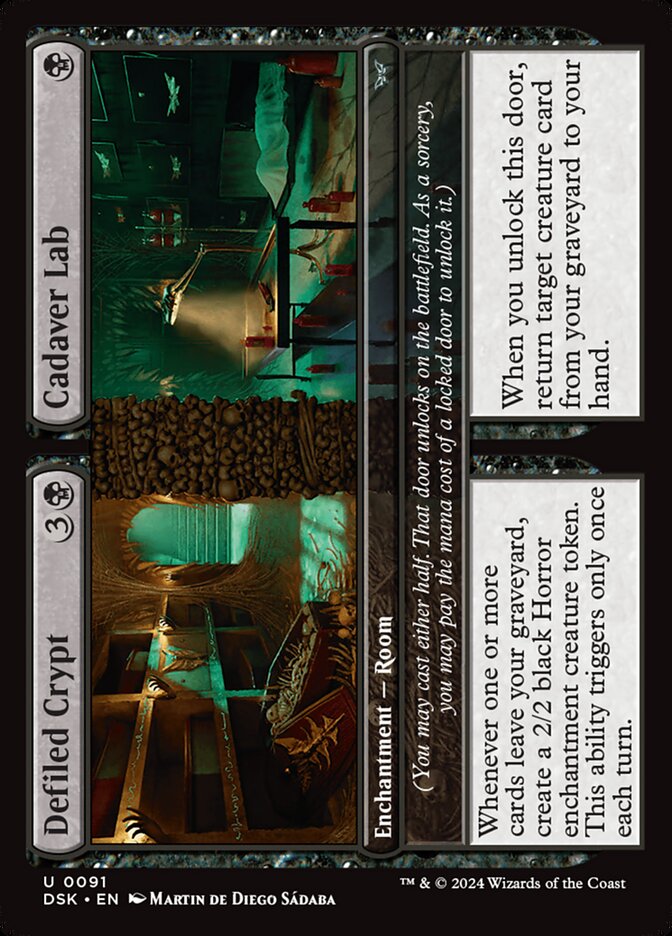 Cripta Profanada / Laboratório de Cadáveres / Defiled Crypt / Cadaver Lab - Magic: The Gathering - MoxLand