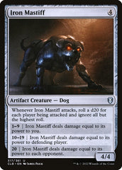 Mastim de Ferro / Iron Mastiff - Magic: The Gathering - MoxLand