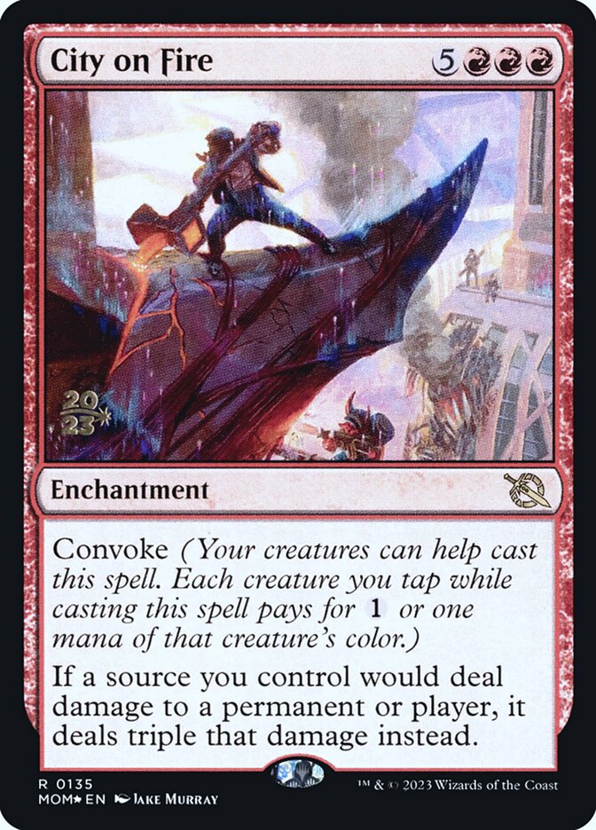 Cidade Incendiada / City on Fire - Magic: The Gathering - MoxLand