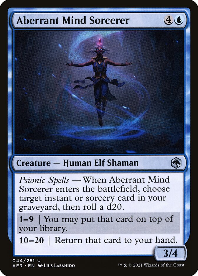 Feiticeira da Mente Aberrante / Aberrant Mind Sorcerer - Magic: The Gathering - MoxLand