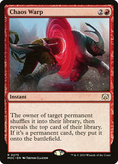 Distorção Caótica / Chaos Warp - Magic: The Gathering - MoxLand