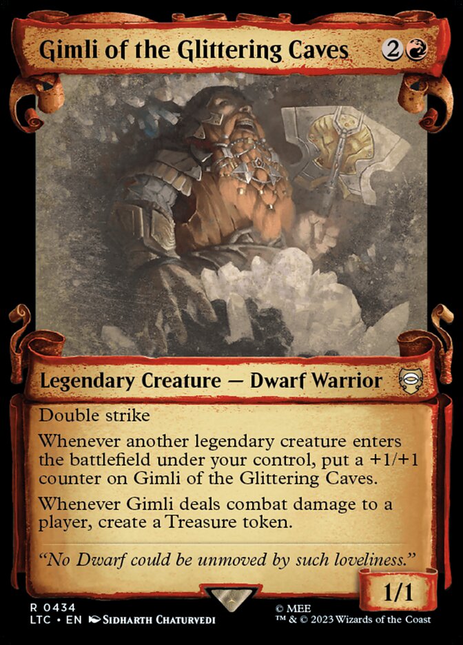 Gimli das Cavernas Cintilantes / Gimli of the Glittering Caves - Magic: The Gathering - MoxLand