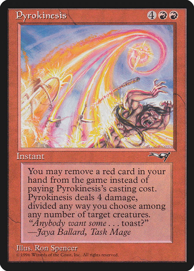 Pirocinesia / Pyrokinesis - Magic: The Gathering - MoxLand