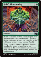 Hulk's Thunderclap - Magic: The Gathering - MoxLand