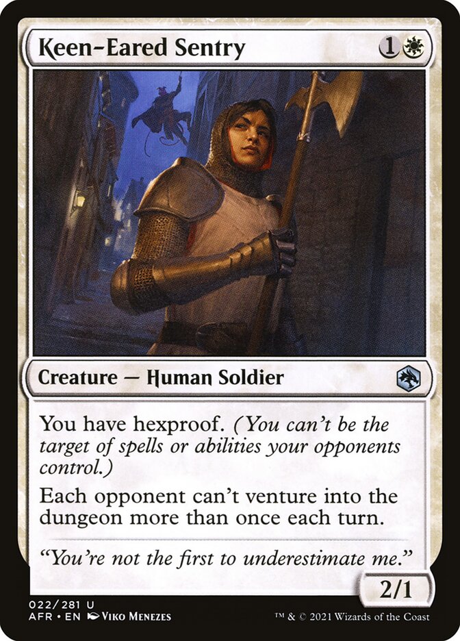 Sentinela do Ouvido Aguçado / Keen-Eared Sentry - Magic: The Gathering - MoxLand