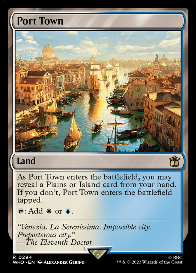 Cidade Portuária / Port Town - Magic: The Gathering - MoxLand