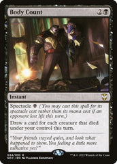 Contagem de Corpos / Body Count - Magic: The Gathering - MoxLand