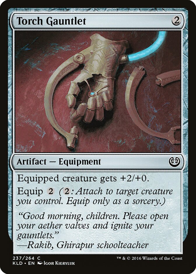 Manopla-tocha / Torch Gauntlet - Magic: The Gathering - MoxLand