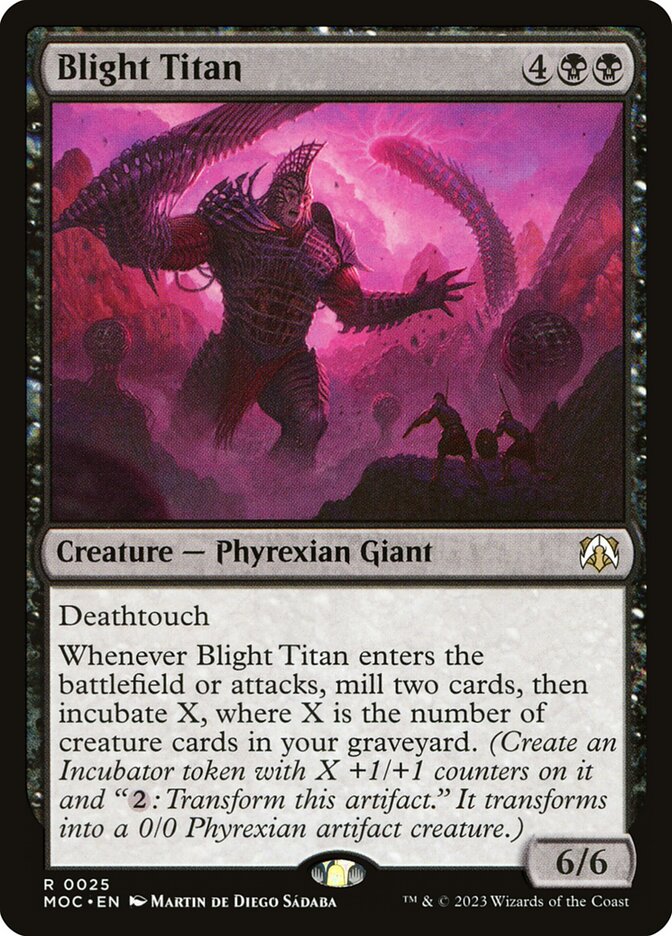Titã da Praga / Blight Titan - Magic: The Gathering - MoxLand