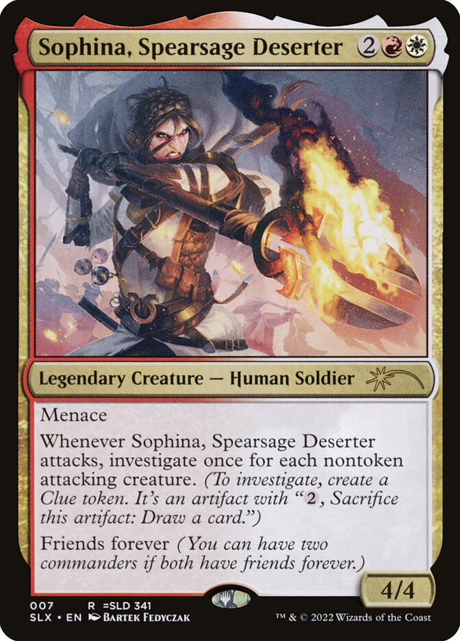 Sophina, Spearsage Deserter - Magic: The Gathering - MoxLand