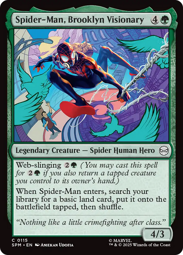 Spider-Man, Brooklyn Visionary - Magic: The Gathering - MoxLand
