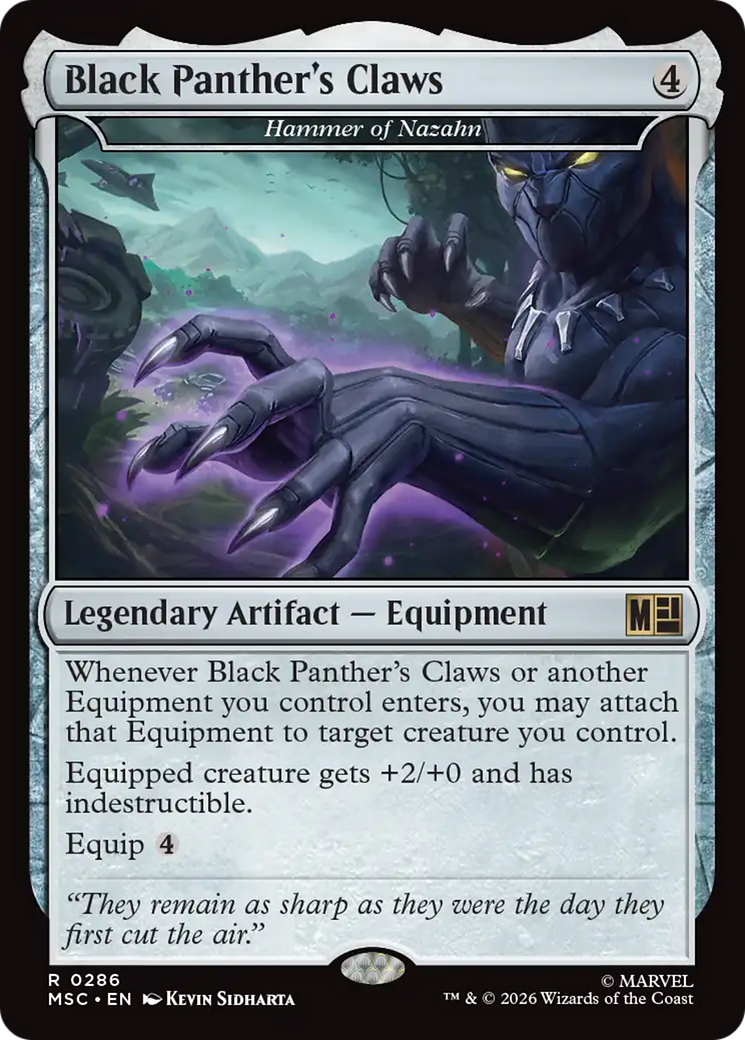 Black Panther's Claws - Magic: The Gathering - MoxLand