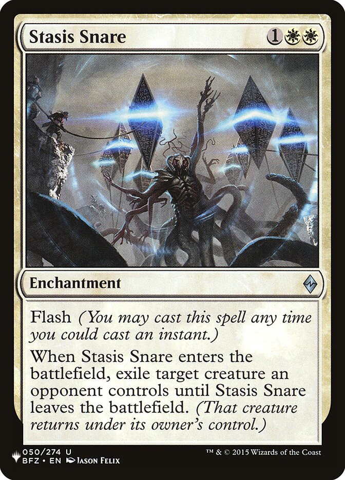 Armadilha Estática / Stasis Snare - Magic: The Gathering - MoxLand