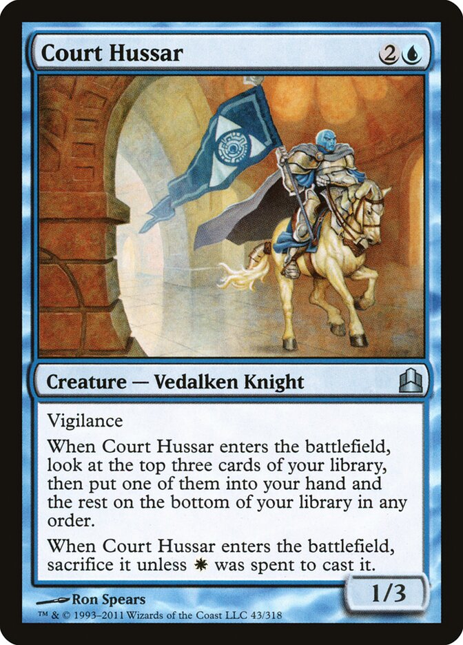 Hussardo Real / Court Hussar - Magic: The Gathering - MoxLand