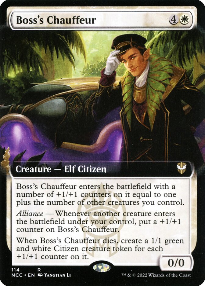 Chofer do Chefe / Boss's Chauffeur - Magic: The Gathering - MoxLand
