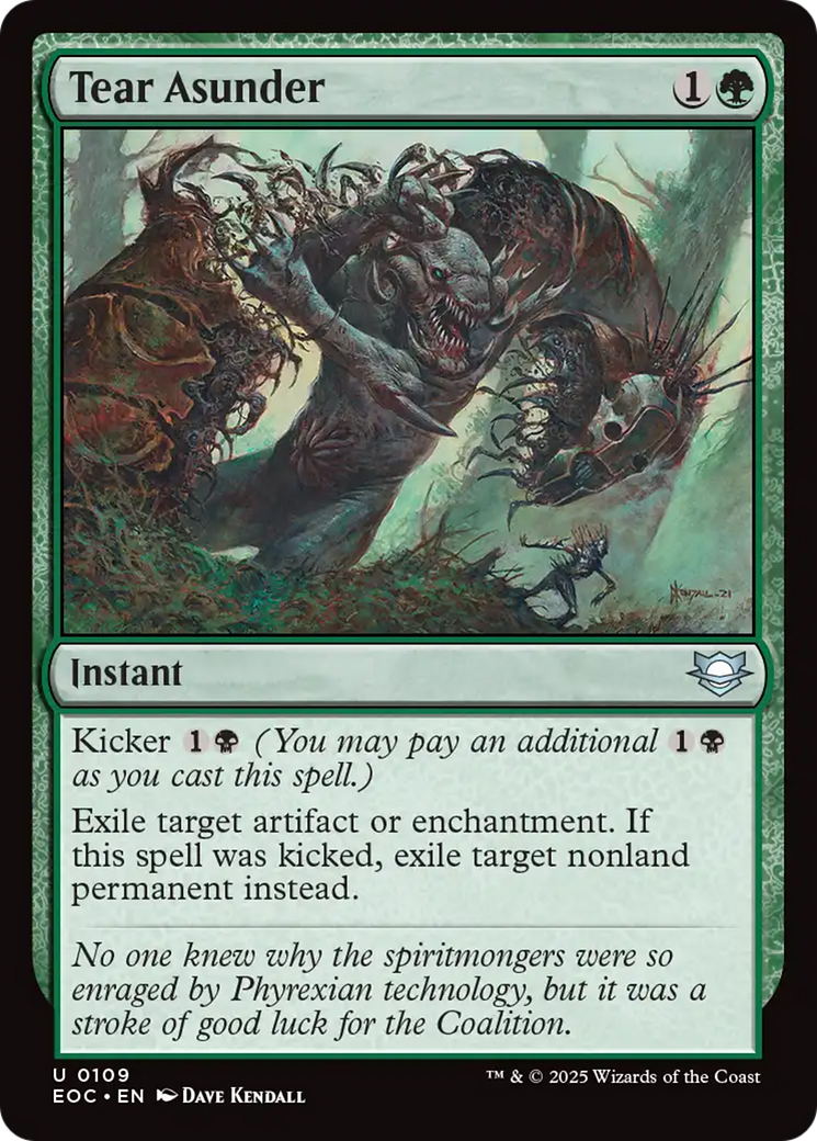 Rasgar em Dois / Tear Asunder - Magic: The Gathering - MoxLand