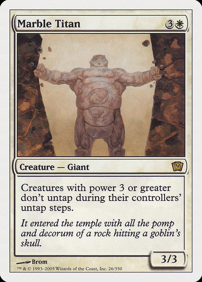 Titã de Mármore / Marble Titan - Magic: The Gathering - MoxLand